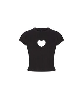 NWT Skims Worn in Jersey Heart Baby
Tee XXS